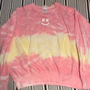 Barstool Sports “Rough Night” Tye Dye Crew sweatshirt